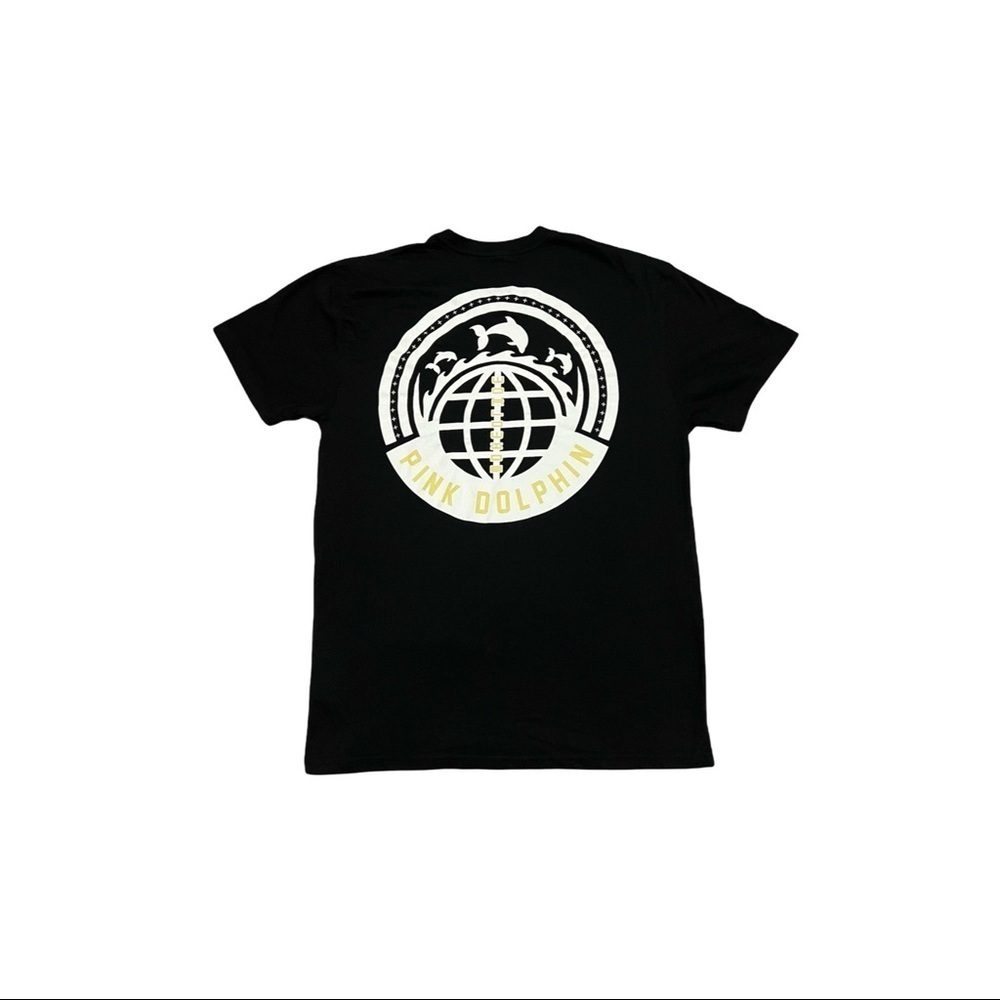 Pink Dolphin Black Tee Size Large